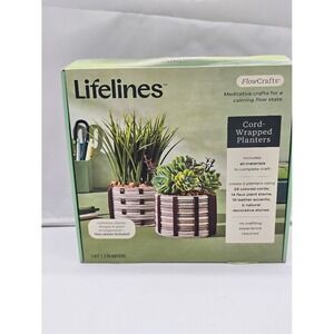 Lifelines Flow Crafts Cord Wrapped Planters Mediation Craft New Xmas Gift